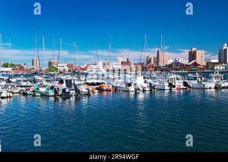 Les entrepôts de Yacht Harbor et de Red Brick Banque D'Images