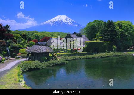 Fuji et Oshinohakkai Banque D'Images