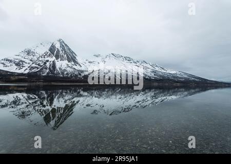 Balsfjord, Nordkjosbotn Norwegen Banque D'Images