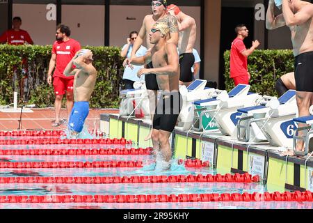 Rome, Italie. 24th juin 2023. Foro Italico, Rome, Italie, 24 juin 2023, Simone Stefani (ITA) pendant 59° Sette Colli Internazionali di Nuoto (day2) - crédit de natation: Live Media Publishing Group/Alay Live News Banque D'Images