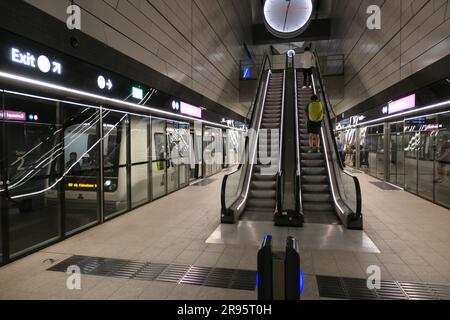 Kopenhagen, Metro, Gammel Strand // Copenhague, Metro, Gammel Strand Banque D'Images