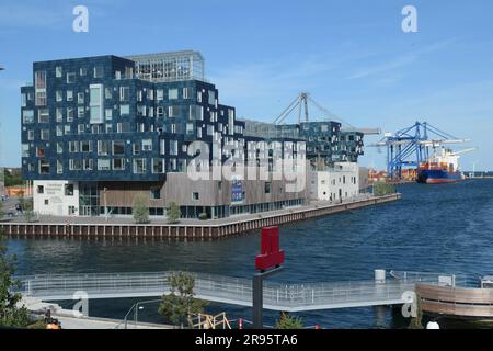 Kopenhagen, Stadtwicklungsgebiet Nordhavn, Orientkaj, Copenhagen International School // Copenhague, City Development Area Nordhavn, Orientkaj, COP Banque D'Images