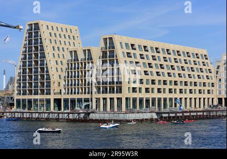 Koppenhagen, Hafen, Papierinsel, moderne Wohnbauten, COBE Architects 2023 // Copenhague, Port, Paper Island, Modern Housing Development, COBE Archit Banque D'Images