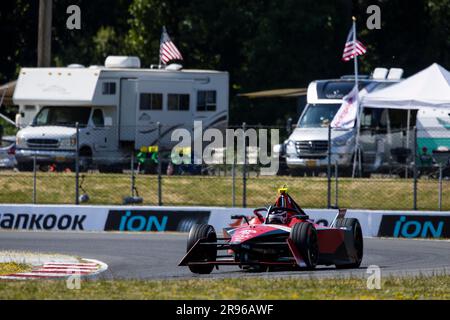 Portland, États-Unis. 24th juin 2023. 36 LOTTERER André (ger), Avalanche Andretti Formula E, Spark-Porsche, Porsche 99X Electric, action pendant l'ePrix de Portland 2023 de Southwire, rencontre 9th du Championnat du monde de Formule E de la FIA ABB 2022-23, sur le circuit international de Portland de 22 juin à 24, 2023 à Portland, Etats-Unis d'Amérique - photo Julien Delfosse/DPPI crédit: DPPI Media/Alay Live News Banque D'Images