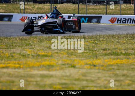 Portland, États-Unis. 24th juin 2023. 11 DI GRASSI Lucas (BRA), course de Mahindra, Spark-Mahindra, Mahindra M9-Electro, action pendant l'ePrix de Portland 2023 de Southwire, 9th rencontre du Championnat du monde de Formule E de la FIA ABB 2022-23, sur le circuit international de Portland de 22 juin à 24, 2023 à Portland, États-Unis d'Amérique - photo Julien Delfosse/DPPI crédit : DPPI Media/Alamy Live News Banque D'Images