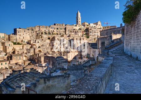 La vieille ville historique de Matera dans la région italienne de Basilicate Banque D'Images