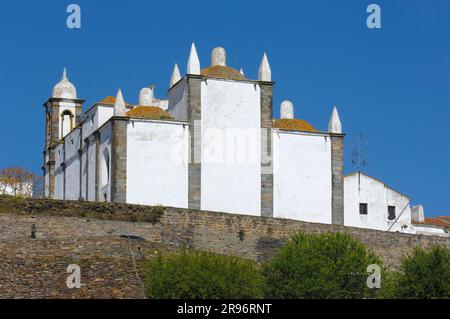 Eglise de Santa Maria da Lagoa, Igreja Matriz de, Monsaraz, Alentejo, Portugal Banque D'Images