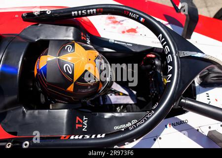 Portland, États-Unis. 24th juin 2023. OTAN Norman (fra), Nissan Formula E Team, Spark-Nissan, Nissan e-4ORCE 04, portrait lors du Southwire Portland ePrix 2023, rencontre 9th du Championnat du monde ABB FIA Formula E 2022-23, sur le circuit international de Portland de 22 juin à 24, 2023 à Portland, Etats-Unis d'Amérique - photo Julien Delfosse/DPPI crédit: DPPI Media/Alay Live News Banque D'Images