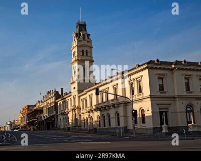 Ballarat Australie / l'ancien bâtiment de poste de Ballarat à Lydiard Street.le bâtiment fait maintenant partie du campus de l'université de la Fédération Banque D'Images