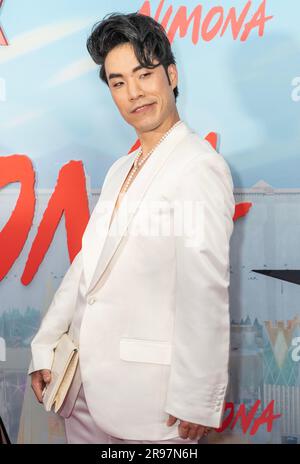 24 juin 2023, New York, New York, États-Unis: Eugene Lee Yang assiste à une projection spéciale de Nimona de Netflix à New York à AMC Lincoln Square (image de crédit: © Lev Radin/Pacific Press via ZUMA Press Wire) USAGE ÉDITORIAL SEULEMENT! Non destiné À un usage commercial ! Banque D'Images