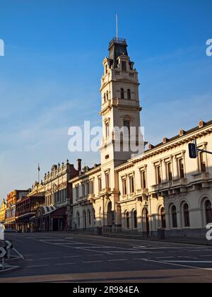 Ballarat Australie / l'ancien bâtiment de poste de Ballarat à Lydiard Street.le bâtiment fait maintenant partie du campus de l'université de la Fédération Banque D'Images