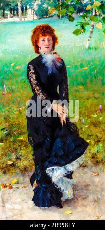 Marie Buloz Pailleron par John Singer Sargent. Original de la Galerie nationale d'Art Banque D'Images