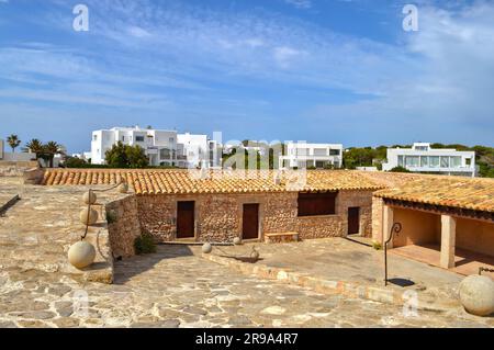 A l'intérieur de l'es Forti sur la côte de CSLA d'Or à Majorque, une île espagnole dans la Méditerranée Banque D'Images