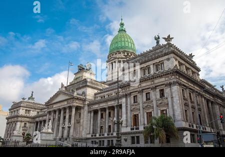 Le Palais des Congrès de Buenos Aires, Argentine, le siège du Parlement Banque D'Images