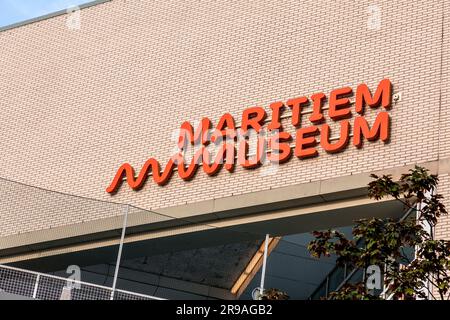 Rotterdam, pays-Bas - 10 octobre 2021 : le Musée maritime de Rotterdam, dédié à l'histoire navale, fondé en 1874 par le Prince Henry des pays-Bas Banque D'Images