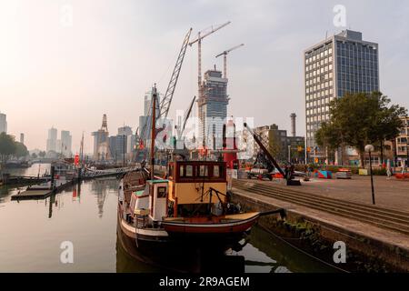 Rotterdam, pays-Bas - 10 octobre 2021 : le Musée maritime de Rotterdam, dédié à l'histoire navale, fondé en 1874 par le Prince Henry des pays-Bas Banque D'Images