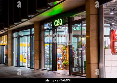 Utrecht, NL - OCT 9, 2021: Casa Store à l'intérieur de la galerie marchande Hoog Catherijne à Utrecht, pays-Bas. Casa est un magasin de décoration. Banque D'Images