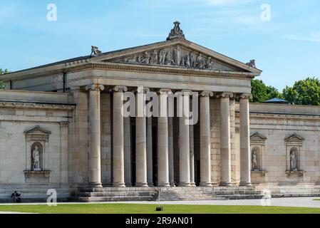 Le Glyptothek historique sur Koenigsplatz à Munich Banque D'Images