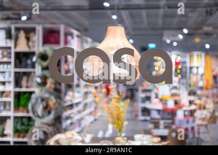 Utrecht, NL - OCT 9, 2021: Casa Store à l'intérieur de la galerie marchande Hoog Catherijne à Utrecht, pays-Bas. Casa est un magasin de décoration. Banque D'Images