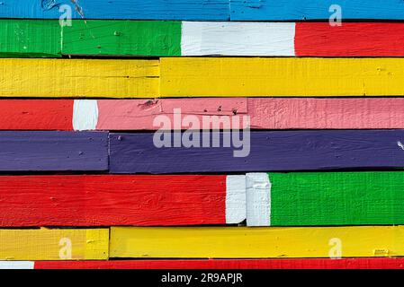Arrière-plan d'un mur de carton coloré Banque D'Images
