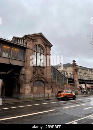 Berlin, Allemagne - 18 DEC 2021 : station de métro BulowStrasse U-Bahn à berlin, Allemagne. Banque D'Images