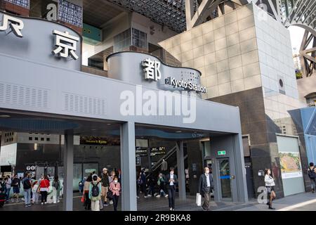 Entrée gare de Kyoto,Japon,Asie,2023 Banque D'Images