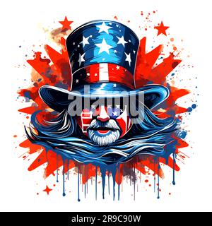 Uncle Sam - illustration Vector EPS Illustration de Vecteur