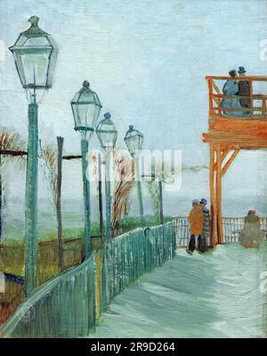 Vincent van Gogh – Montmartre 1886. Banque D'Images