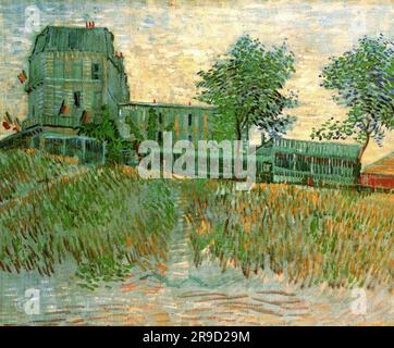 Vincent van Gogh – le Restaurant de la Sirène à Asnieres 1887. Banque D'Images