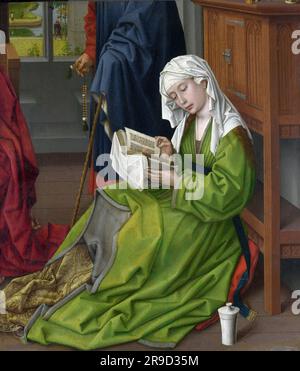 Rogier van der Weyden - la lecture de Magdalene avant 1438 Banque D'Images