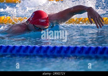 Thomas Dean de Grande-Bretagne participe à la finale Freestyle Men 200m lors de la rencontre de natation Settecolli 59th au stadio del Nuoto à Rome (Italie), Banque D'Images