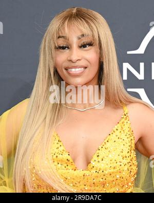 25 juin 2023, Los Angeles, Californie, États-Unis : Kaitlen Howard assiste aux BET Awards 2023. (Credit image: © Billy Bennight/ZUMA Press Wire) USAGE ÉDITORIAL SEULEMENT! Non destiné À un usage commercial ! Banque D'Images