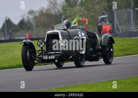 Jonathan Lupton, Darren Turner, Aston Martin Team car LM4, le « Mad Jack » pour les voitures de sport d'avant-guerre, une course de quarante-cinq minutes pour les voitures emblématiques d'avant-guerre, m Banque D'Images