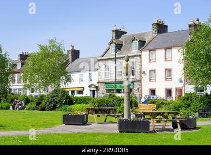 Wigtown Écosse la ville nationale du livre d'Écosse, la librairie et le parc du centre-ville à Dumfries et Galloway Écosse UK GB Europe Banque D'Images