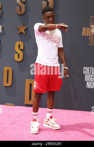 LOS ANGELES - 25 JUIN : Boosie aux arrivées des BET Awards 2023 au Microsoft Theatre on 25 juin 2023 à Los Angeles, CA Banque D'Images