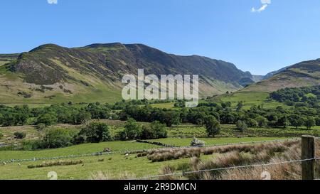 Lake District Paysage autour d'Ambleside, Windemere et Grasmere Seathwaite, vieil homme de coniston Banque D'Images