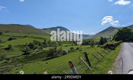 Lake District Paysage autour d'Ambleside, Windemere et Grasmere Seathwaite, vieil homme de coniston Banque D'Images