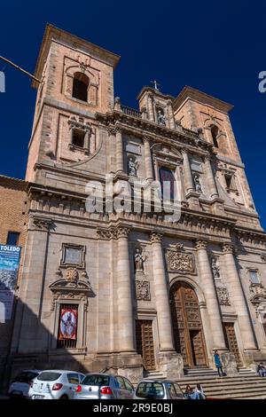 Tolède, Espagne-17 FÉVRIER 2022 : l'église de San Ildedonso, Iglesia de San Ildedonso est une église de style baroque située dans le centre historique de Tolède, Banque D'Images