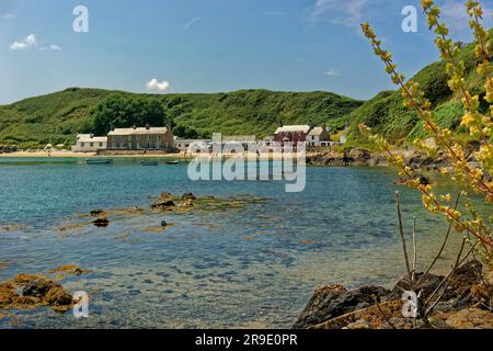 Village de Porthdinllaen sur la péninsule de Llyn ou Lleyn à Gwynedd, au nord du pays de Galles, au Royaume-Uni. Banque D'Images