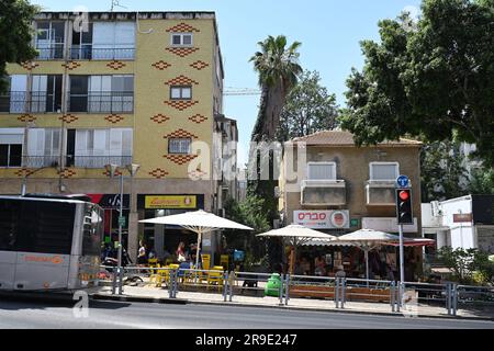 Boutiques de Ra'anana Banque D'Images