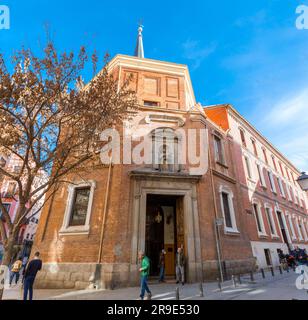 Madrid, Espagne - 16 FÉVRIER 2022 : San Antonio de los Alemanes est une église baroque catholique romaine à Madrid, Espagne. Banque D'Images