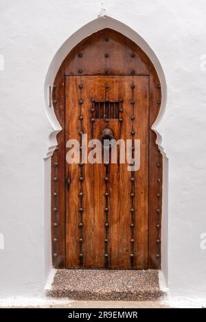 Portes typiques de style arabe à Morrocco Banque D'Images