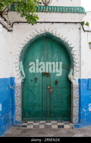 Portes typiques de style arabe à Morrocco Banque D'Images