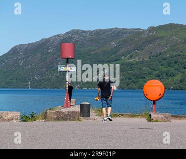 15 juin 2023. Fort Augustus, Écosse. C'est l'extrémité sud du Loch Ness. Banque D'Images