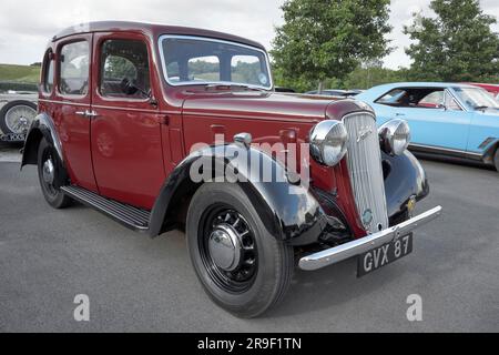 Austin Cambridge 10 dix HP 1938 vintage voiture classique anglaise. Angleterre Royaume-Uni Banque D'Images