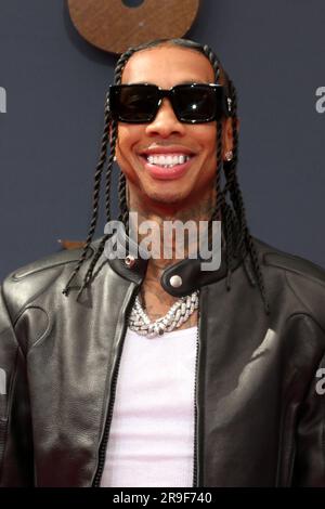 Los Angeles, États-Unis. 25th juin 2023. LOS ANGELES - 25 JUIN : Tyga au BET Awards 2023 arrivées au Microsoft Theatre on 25 juin 2023 à Los Angeles, CA (photo de Katrina Jordan/Sipa USA) crédit : SIPA USA/Alay Live News Banque D'Images