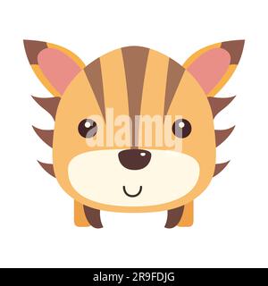 Mignon Catroon Animal Vector Illustration Illustration de Vecteur