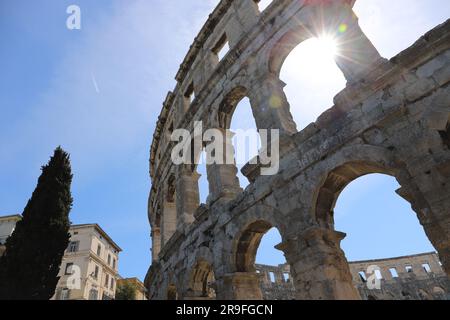 Istra - Slovénie et Croatie Voyage Banque D'Images