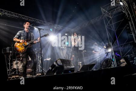 Glastobory, Royaume-Uni, 25/06/2023, loin des Saints qui se sont produits au Glastonbury Festival 2023, Royaume-Uni. 25th juin 2023. Crédit: Alamy Live News/Charlie Raven crédit: Charlie Raven/Alamy Live News Banque D'Images