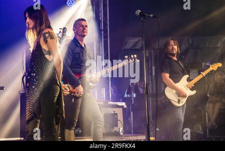 Glastobory, Royaume-Uni, 25/06/2023, loin des Saints qui se sont produits au Glastonbury Festival 2023, Royaume-Uni. 25th juin 2023. Crédit: Alamy Live News/Charlie Raven crédit: Charlie Raven/Alamy Live News Banque D'Images